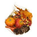Harvest Accents in a Mesh Bag - - Holidays >> Thanksgiving and Harvest - by Gerson - view 3