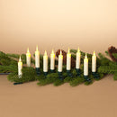 4 Inch LED Clip on Candle - 10 piece Set - White - Lighting - by Gerson - view 2
