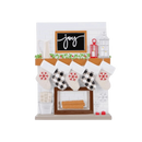 Fireplace Mantle Family of 5 Ornament