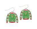 HOHOHO Grinch Sweaters - Earrings - Gift Shoppe >> Jewelry >> Earrings - by Periwinkle By Barlow