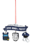 Serve Honor and Protect - Dangle Ornament - Christmas >> Ornaments >> Occupational - by Ganz