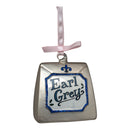 Distinguished Elegance: Earl Grey Tea Glass Ornament