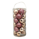 60MM 30 Count Shatterproof - Pink Coral