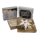 Holiday Gift Box Set of 3 - Winter Botanicals & Seasonal Greetings