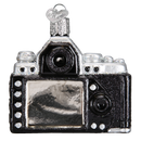 Camera  Glass Ornament