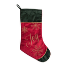 Joy Snowflake Stocking - Stockings - by C & F Home