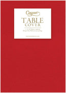 Paper Linen Solid Table Cover in Red