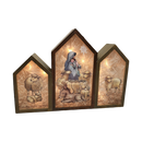 Madonna And Child Panel Lamp - Blue