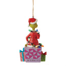 Grinch on Present Ornament - The Country Christmas Loft