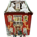 Diecut Red House  Advent Card With Envelope