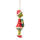 Grinch with Dated 2026 Wreath Ornament