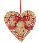 Gingerbread Heart Ornament - Christmas >> Ornaments >> Gingerbread - by Kurt Adler