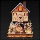 Wood Works Lighted Alpine Table Clock - Christmas >> Decor - by Roman - view 2