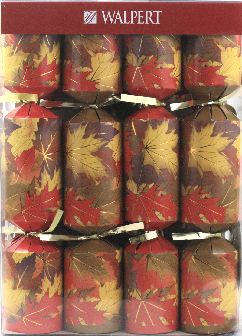 10 inch Fall Leaves Crackers - 8 Count - The Country Christmas Loft
