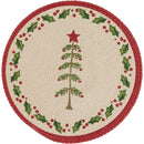 Feather Tree Printed Braided Placemat - Housewares >> Linens >> Placemats and Napkins - by Split P