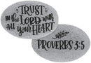 Proverb Stone - Trust in the Lord with all your Heart