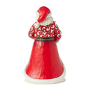 Blooms Of The Season Santa Figurine