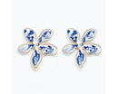Marbled Blue & White Flower Earrings - Gift Shoppe >> Jewelry >> Earrings - by Periwinkle By Barlow