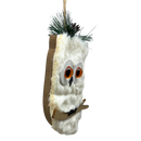 White Holiday Owl Ornament