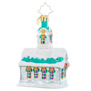 Christopher Radko Little Gem Glass Ornament - Boughs Of Holly Chapel