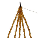 100-Light Gold Iridescent Tinsel With Warm White Superbright LED Cascade Light
