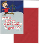 Charlie Brown Christmas Tree Christmas Cards