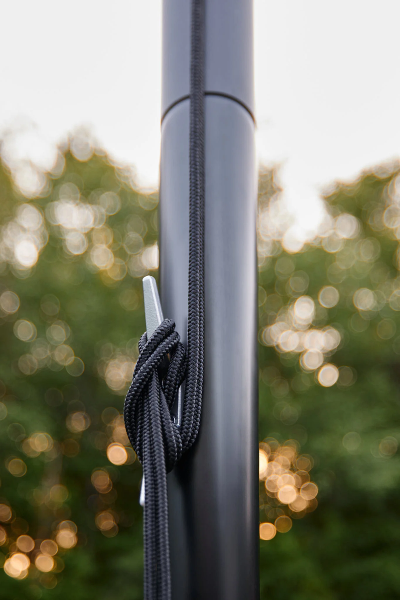 Fairybell 20FT Sectional Alu Pole - Black