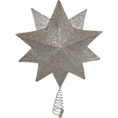 Blue Radiance 10 Point Star Treetopper- 16 Inch - Christmas >> Tree Toppers - by Kurt Adler - view 2