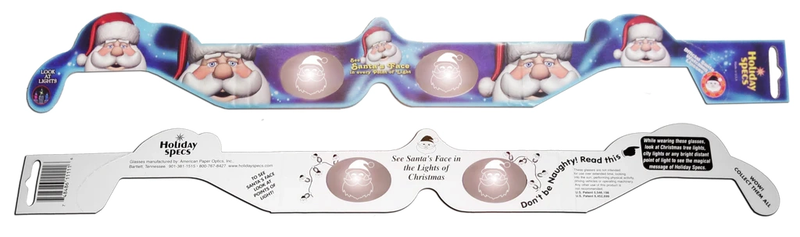 3D Glasses - Santa