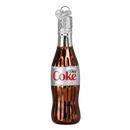 Gumdrop Mini Diet Coke Bottle Glass Ornament