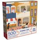 Fiona Lee Cozy Weekday In Town  - 500 Piece Puzzle - Puzzles - by Spinmaster