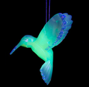 Glow In the Dark Hummingbird Ornament - - Christmas >> Ornaments >> Birds - by Kurt Adler - view 4