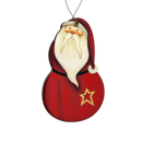 Jolly Santa with Star Ornament