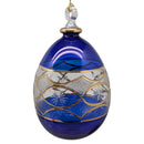 Cobalt Blue Heritage Teardrop Perfume Bottle Ornament