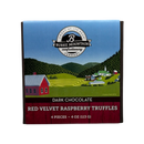 Dark Chocolate Red Velvet Raspberry Truffles
