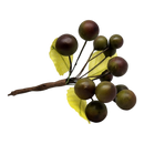 Grape Cluster - 5 Inch - Maroon and Olive