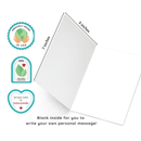 Birthday Card - Birthday Advice: Cake and Exercise - Blank - by Katie Doodle - view 3
