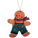 Cozy Country Gingerbread in Overalls