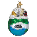 World Traveler Glass Ornament - Christmas >> Ornaments >> Sports - by Old World Christmas