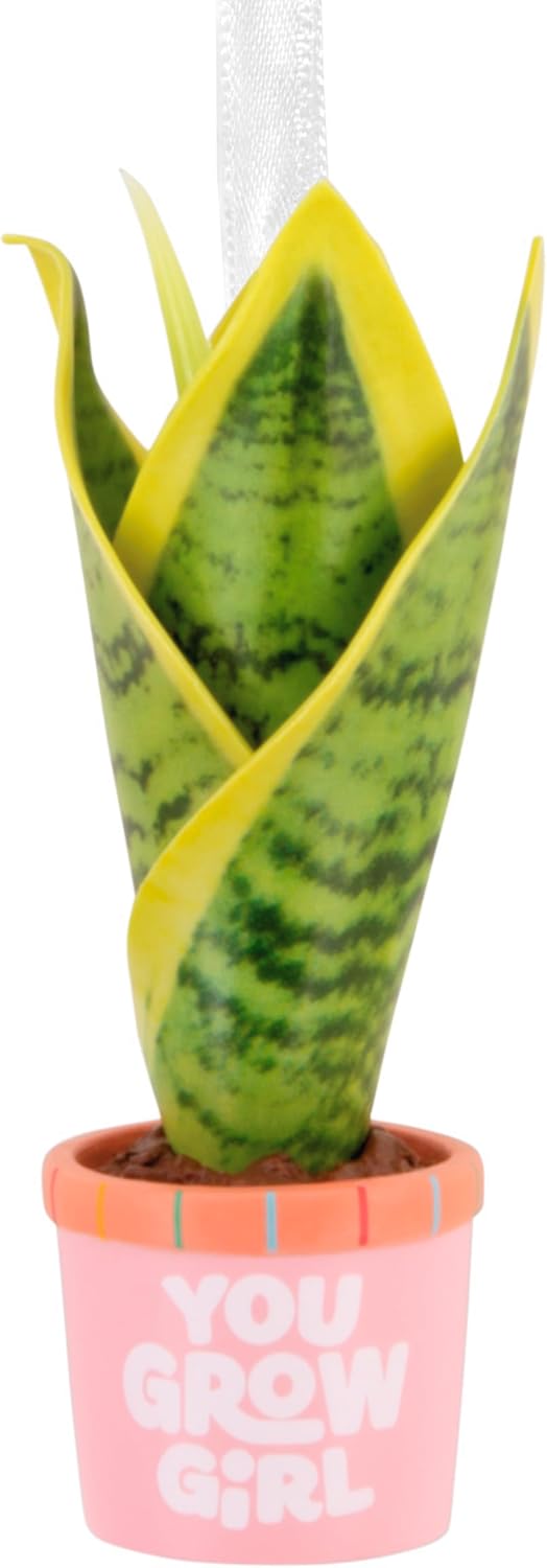 You Grow Girl Houseplant Hallmark Christmas Ornament