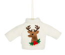 Knit Christmas Sweater Ornament -