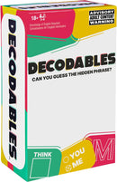 Decodables - Can You Guess The Hidden Phrase -  A Hysterical Adult Party Game