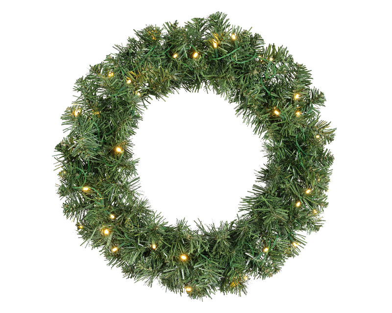 Imperial Wreath - 20 Inch - LED Lighted