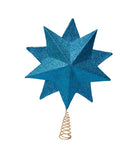 Peacock Design 10 Point Star Treetop - Christmas >> Tree Toppers - by Kurt Adler - view 3