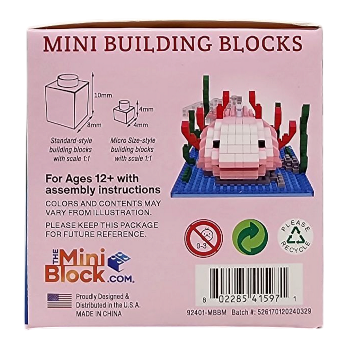 Mini Building Blocks - Axolotl | Country Christmas Loft – The