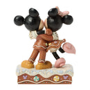 Mickey and Minnie Gingerbread Figurine – Disney Traditions