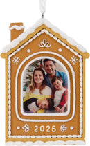 Gingerbread House 2025 Photo Frame Hallmark Ornament