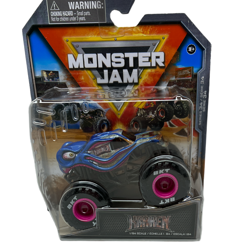 Monster Jam Official 1:64 Scale Monster Truck -  Kraken