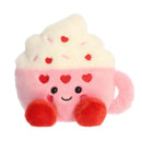 Harper Heart Latte  Palm Pal - Toy Shoppe >> Plush - by Aurora