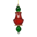 Egyptian Glass Two Tone Scalloped Vase Ornament - Christmas >> Ornaments >> Egyptian Glass - by Egyptian Museum - view 3